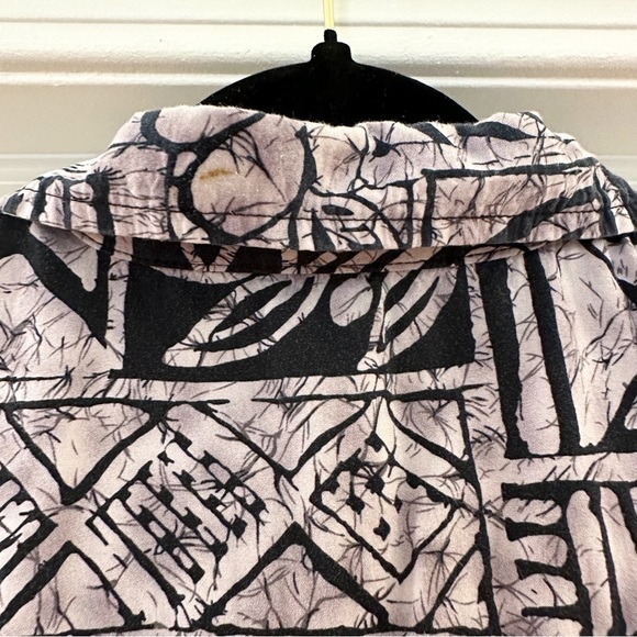 Favant Vintage Hawaiian Aloha Hibiscus Fishing Beach Surf Shirt Mens Button down - Picture 6 of 6